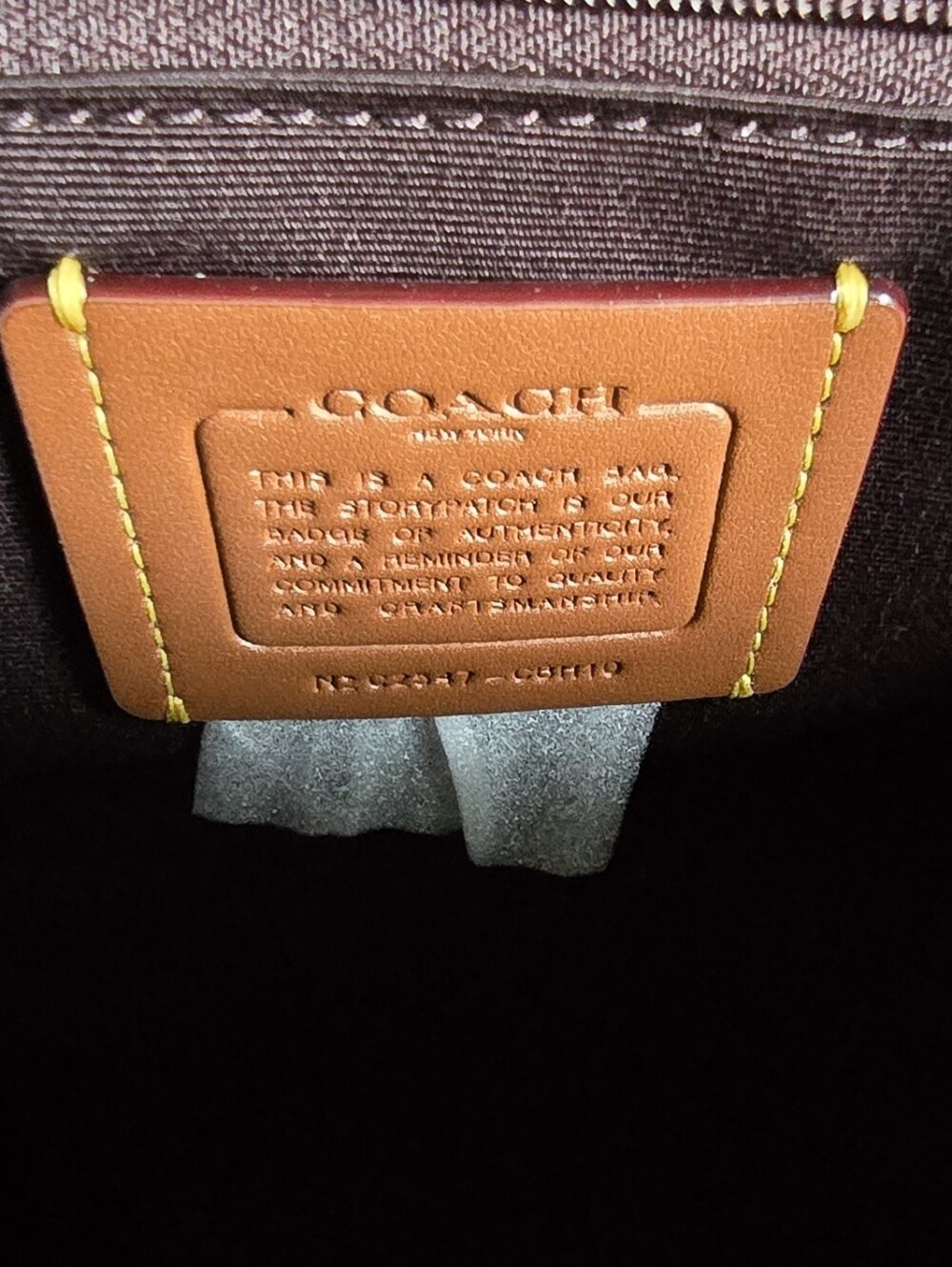 Coach Signature Brown Mini Hadley Mini Backback/Purse - Picture 9 of 10